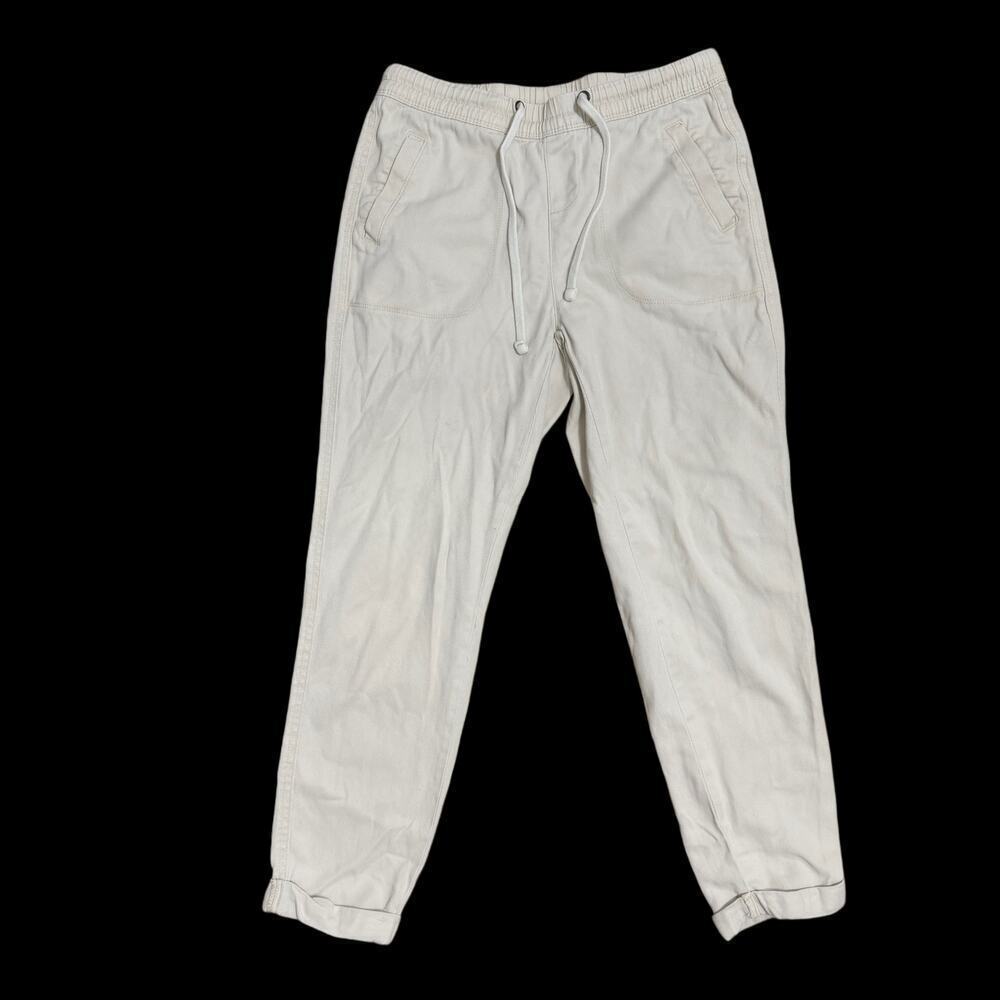 Time and Tru Beige Pull-On Jogger Pants | Drawstring Waist XS 0–2
